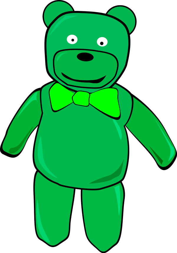 Vector Clip Art - Teddy Bear Clip Art - Png Download (600x857), Png Download