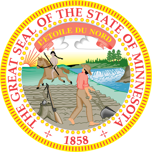 Did Minnesota Became A State Clipart (600x600), Png Download