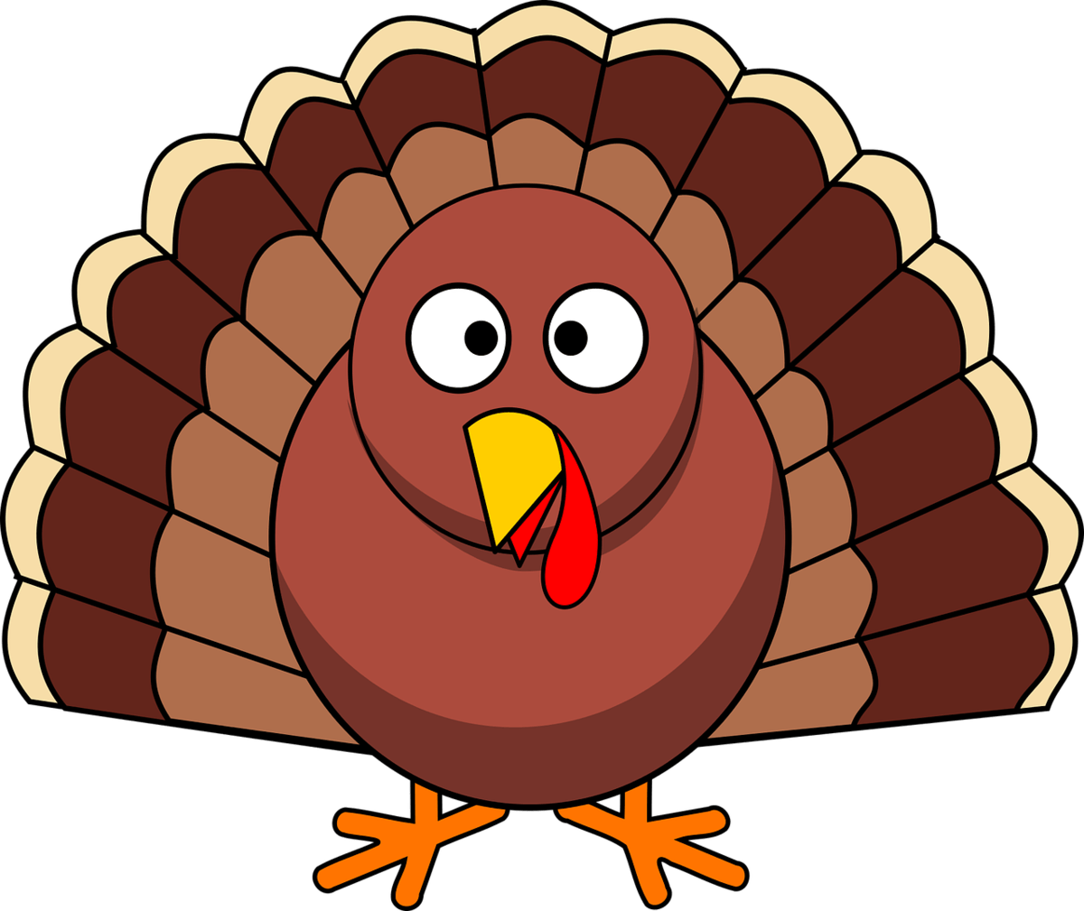 Clipart Turkey - Png Download (1200x1009), Png Download