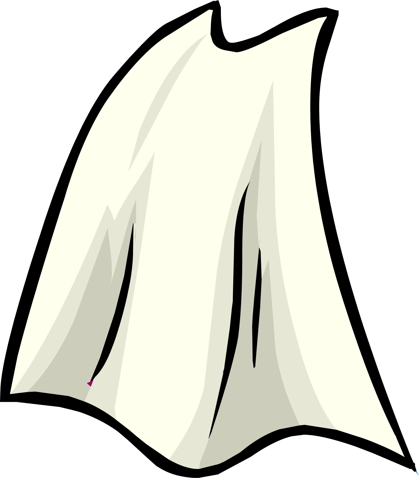 Image Cape Clothing Icon - Cape Black And White Clipart (1692x1927), Png Download