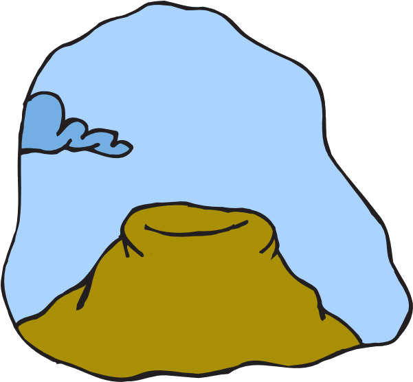 Hill Clipart Mound - Clip Art Ant House - Png Download (840x615), Png Download