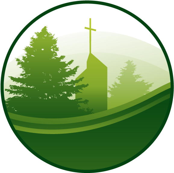 Transparent Cross On A Hill Clipart - Rolling Hills United Methodist Church - Png Download (578x577), Png Download