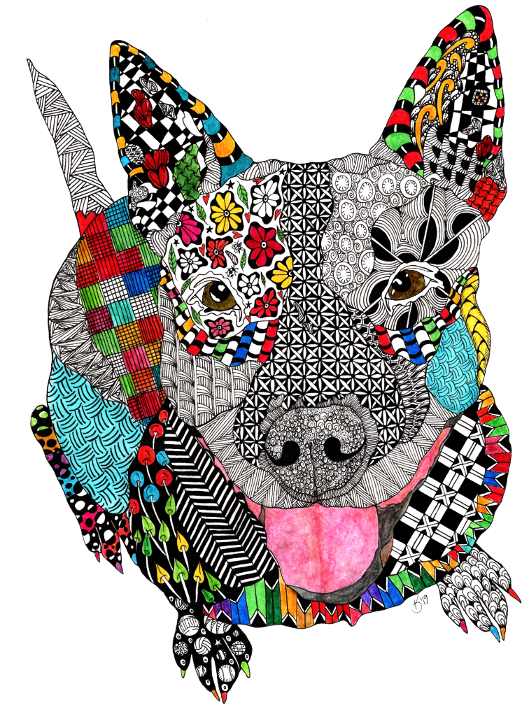 Dog Clipart (768x1037), Png Download