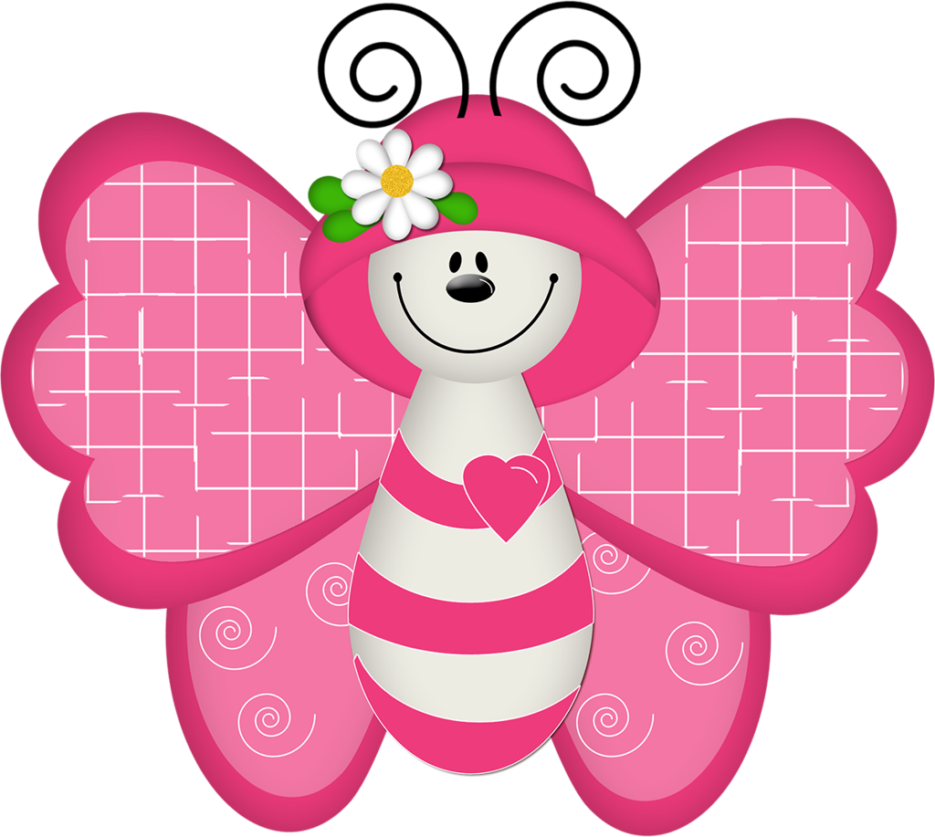 Transparent Pink Butterfly Clipart - Imagenes De Mariposas En Animados - Png Download (1024x917), Png Download
