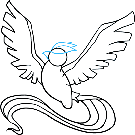 How To Draw Articuno - Articuno Drawingable Clipart (680x678), Png Download