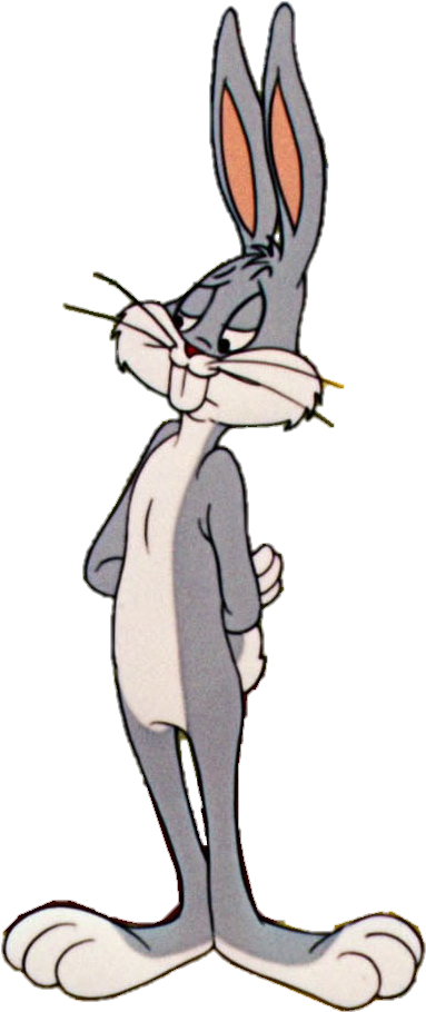Cartoon Bugs Bunny Clipart (501x968), Png Download