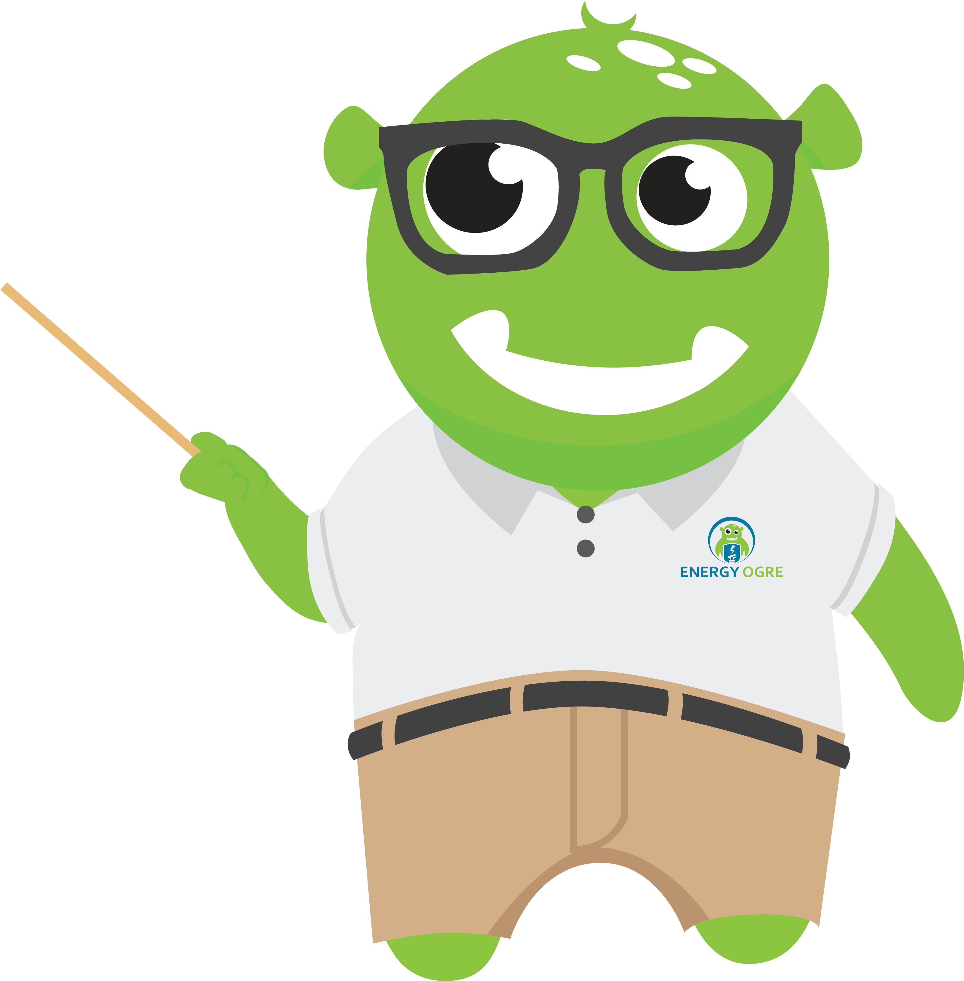 Energy Ogre Clipart (3421x3451), Png Download