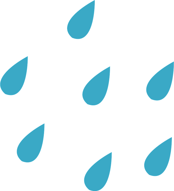 Rain Drop Clipart - Circle - Png Download (731x800), Png Download