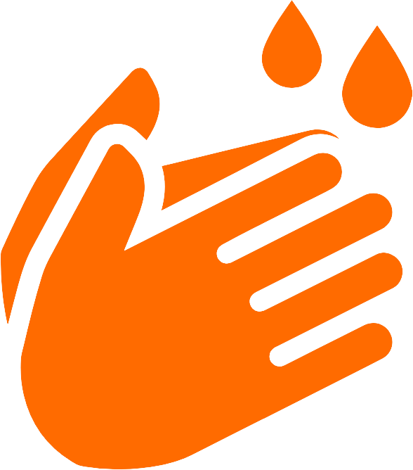 Transparent Background Washing Hands Clipart (588x668), Png Download