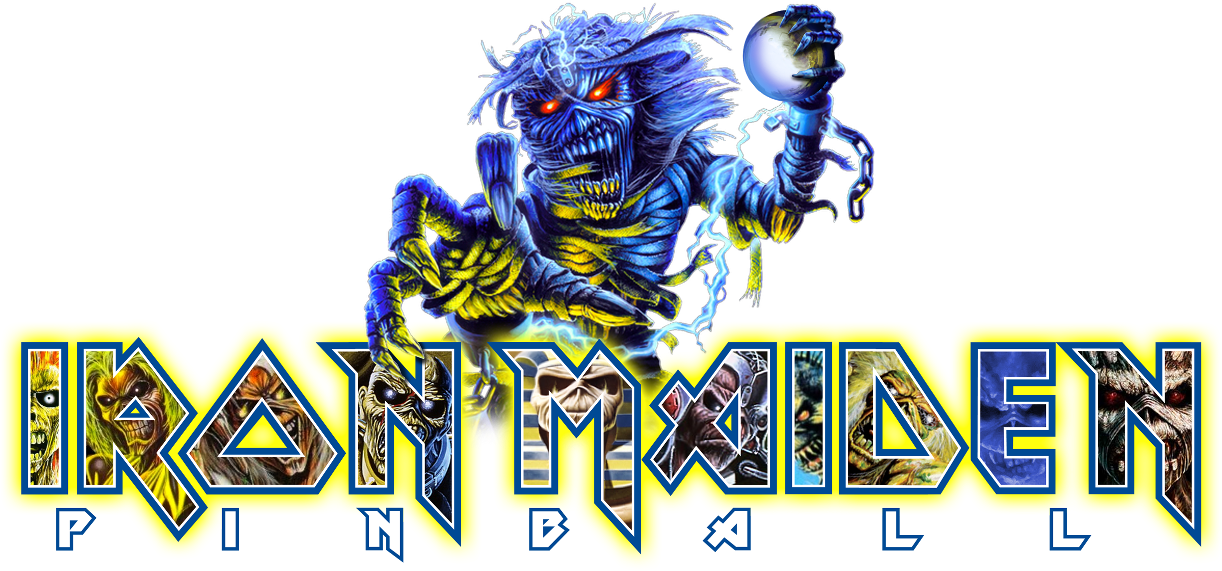 Iron Maiden Png Clipart , Png Download - Iron Maiden Somewhere Back Transparent Png (2449x1144), Png Download