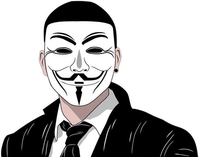 Anonymous Hacker Png Clipart (720x720), Png Download