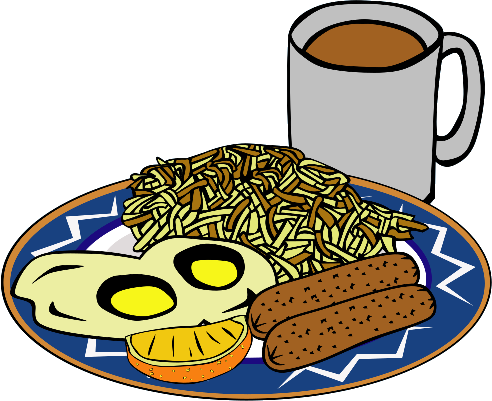 Eggs Sausage Drink Coffee Svg Clip Arts - Spanish Language Spanish Breakfast Menu - Png Download (1024x1024), Png Download