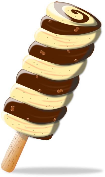 Dairy Product,ice Cream Cone,food - Chocolate Ice Cream Stick Clipart - Png Download (532x750), Png Download