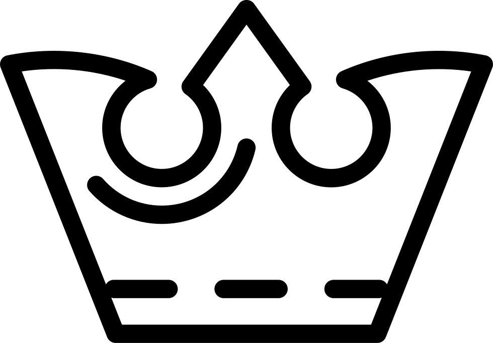 Antique Royal King Crown Outline - King Crown Png Design Clipart (980x682), Png Download