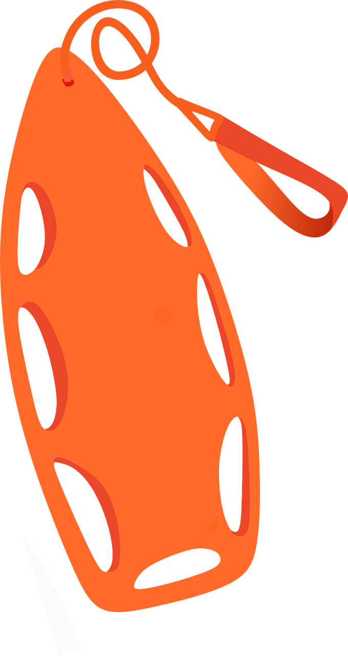 Board,sea,beach,the Dangers Of,holiday,free Vector - Life Saver Buoy Clipart (680x1280), Png Download