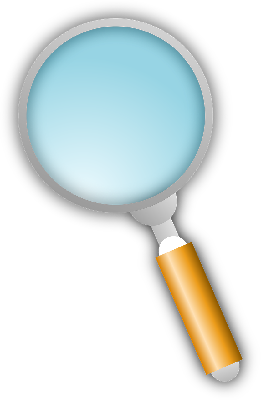 Magnifying Glass Clipart - Png Download (834x1280), Png Download