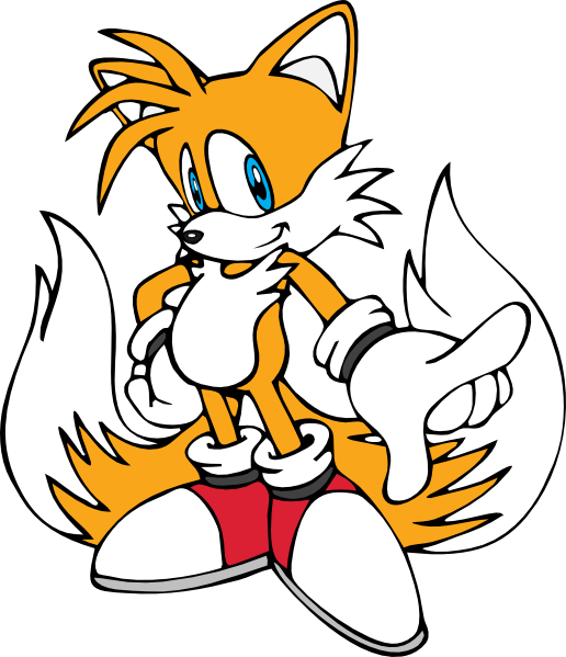 Tails The Fox Clipart (516x599), Png Download