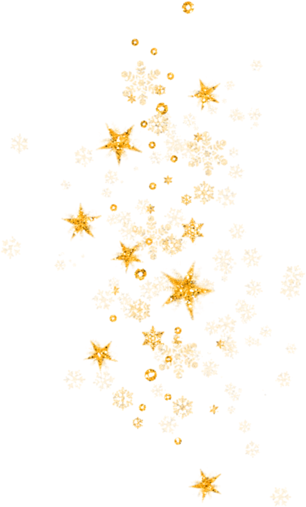 Download #ftestickers #clipart #stars #gold - Gold Christmas Stars Png