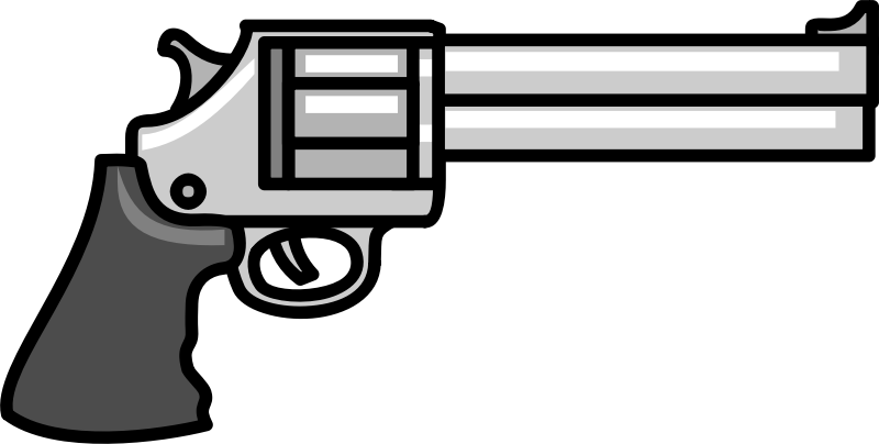 Gun - Gun Clipart Png Transparent Png (800x404), Png Download