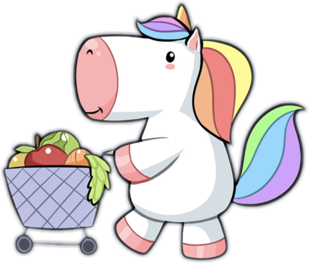 kawaii unicorn kawaiiunicorn sticker stickers Einkaufen Comic