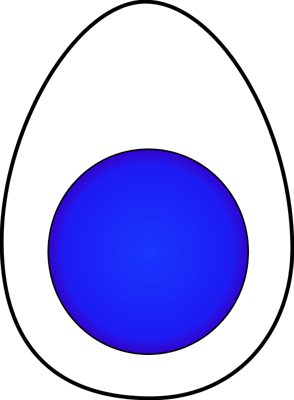 Hard Boiled Egg - Christmas Ornament Clip Art - Png Download (600x816), Png Download
