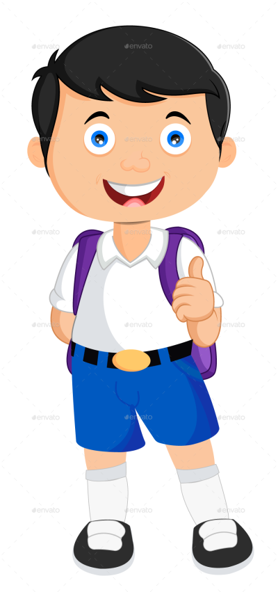 Download Cartoon School Student Png Clipart (#5526227) - PinClipart
