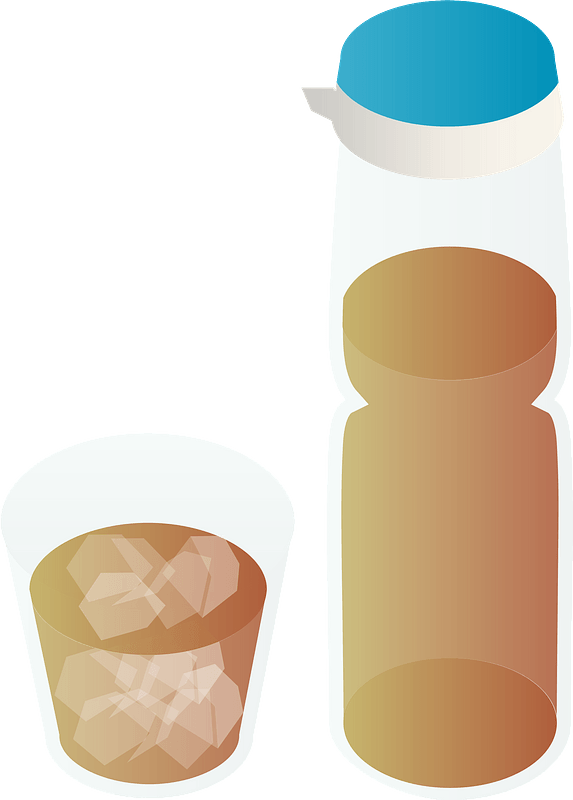 Barley Tea Drink Clipart - Png Download (573x800), Png Download