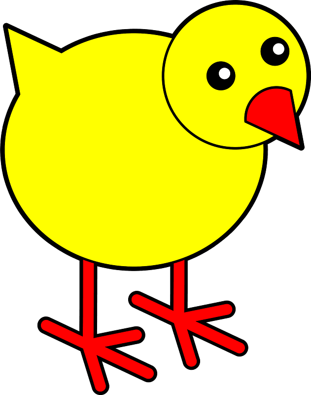Chicken Icon Clipart - Cartoon - Png Download (631x800), Png Download