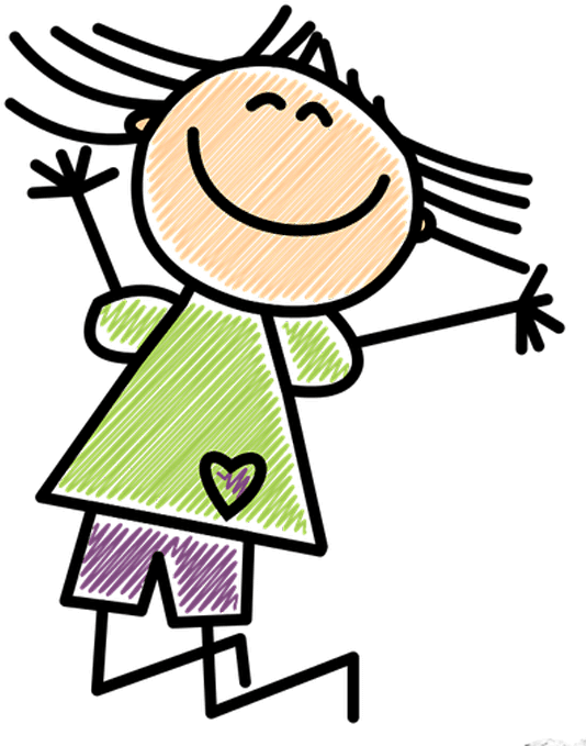 Kids Transparent Png - Clipart Of People Being Positive (534x679), Png Download