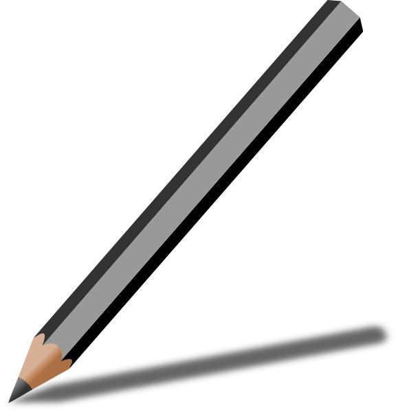 Pencil Clipart (576x597), Png Download