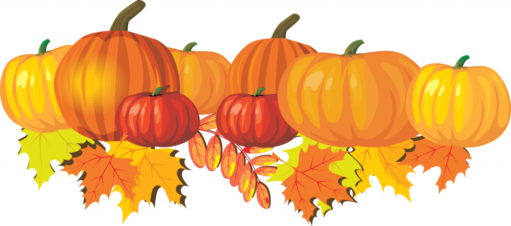 Bold Design Clip Art Pumpkins Clipartix - Fall Clip Art Free - Png Download (1024x453), Png Download