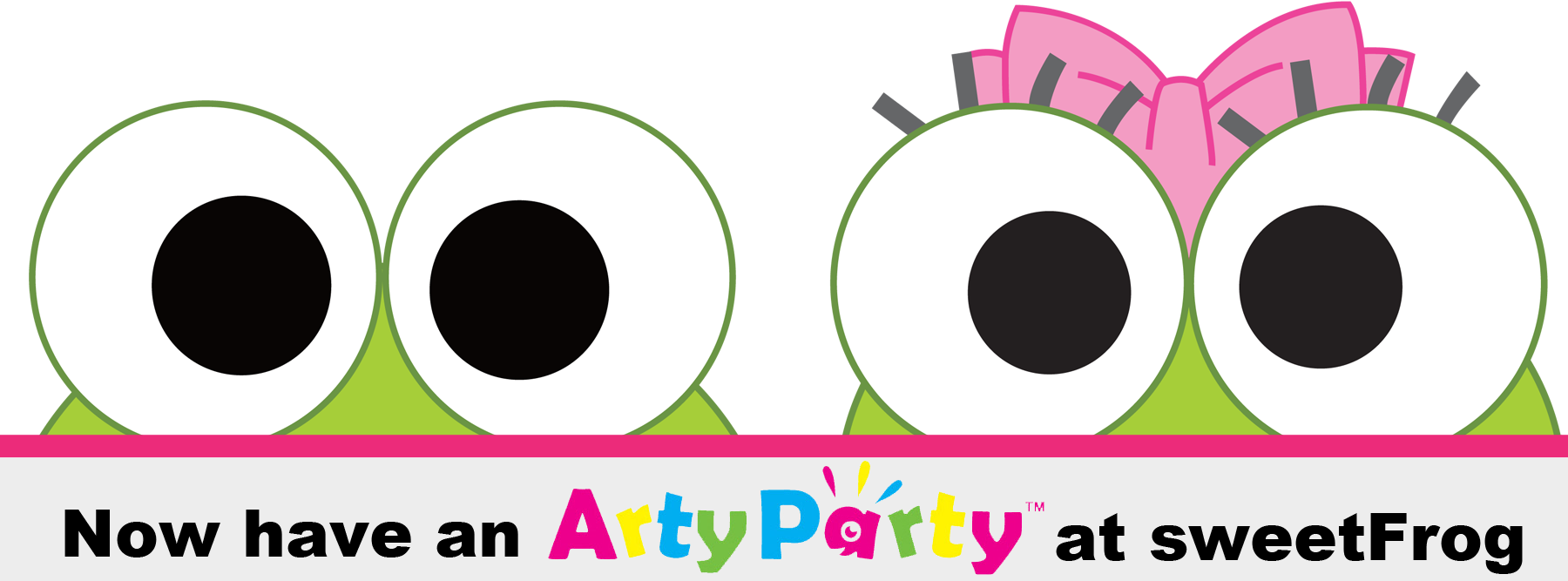 Sweet Frog Clipart (1800x667), Png Download
