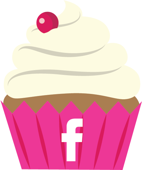 Facebook - Cupcake Clipart (676x676), Png Download