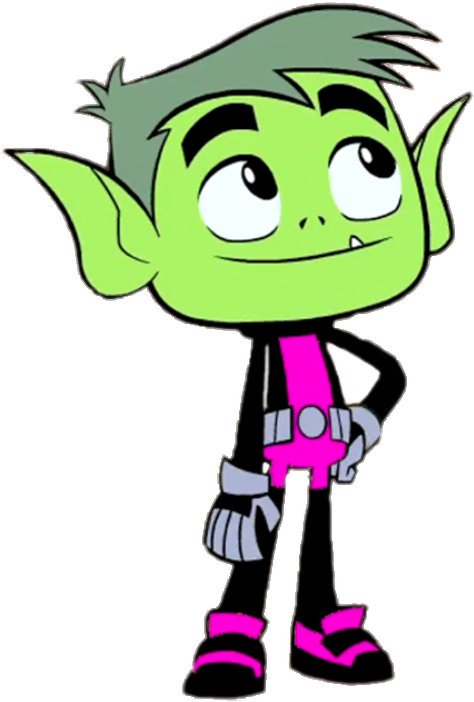 Teen Titans Go Beast Boy Clipart (494x740), Png Download