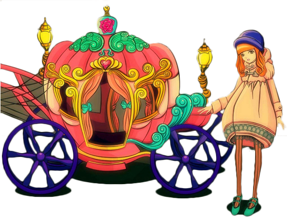Cinderella Pumpkin Carriage Clipart Png Transparent - Pumpkin Carriage For Cinderella (600x600), Png Download