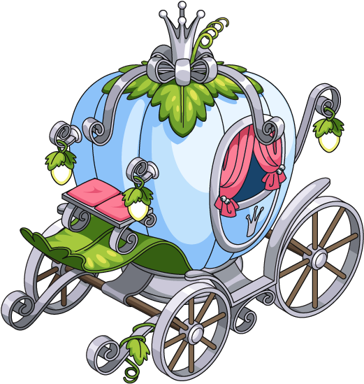 Carriage Clipart Princess Stuff - Illustration - Png Download (544x581), Png Download