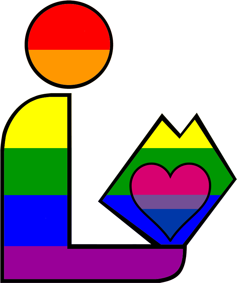 Biromantic Homosexual Pride Library Logo - Homosexual Biromantic Clipart (1250x1250), Png Download