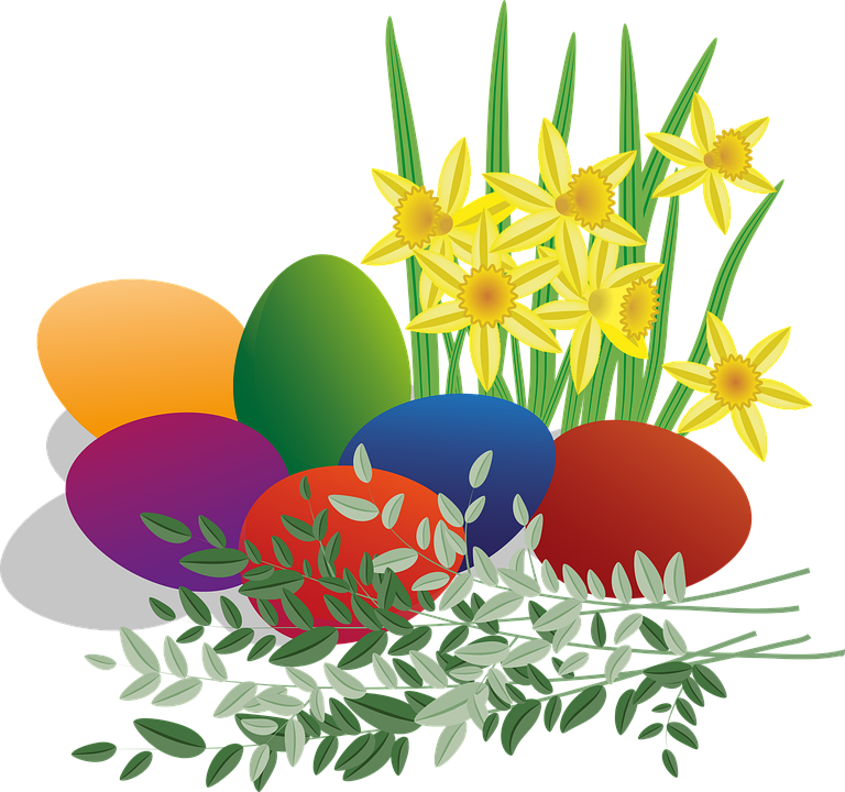Easter Graphic Clipart (768x720), Png Download