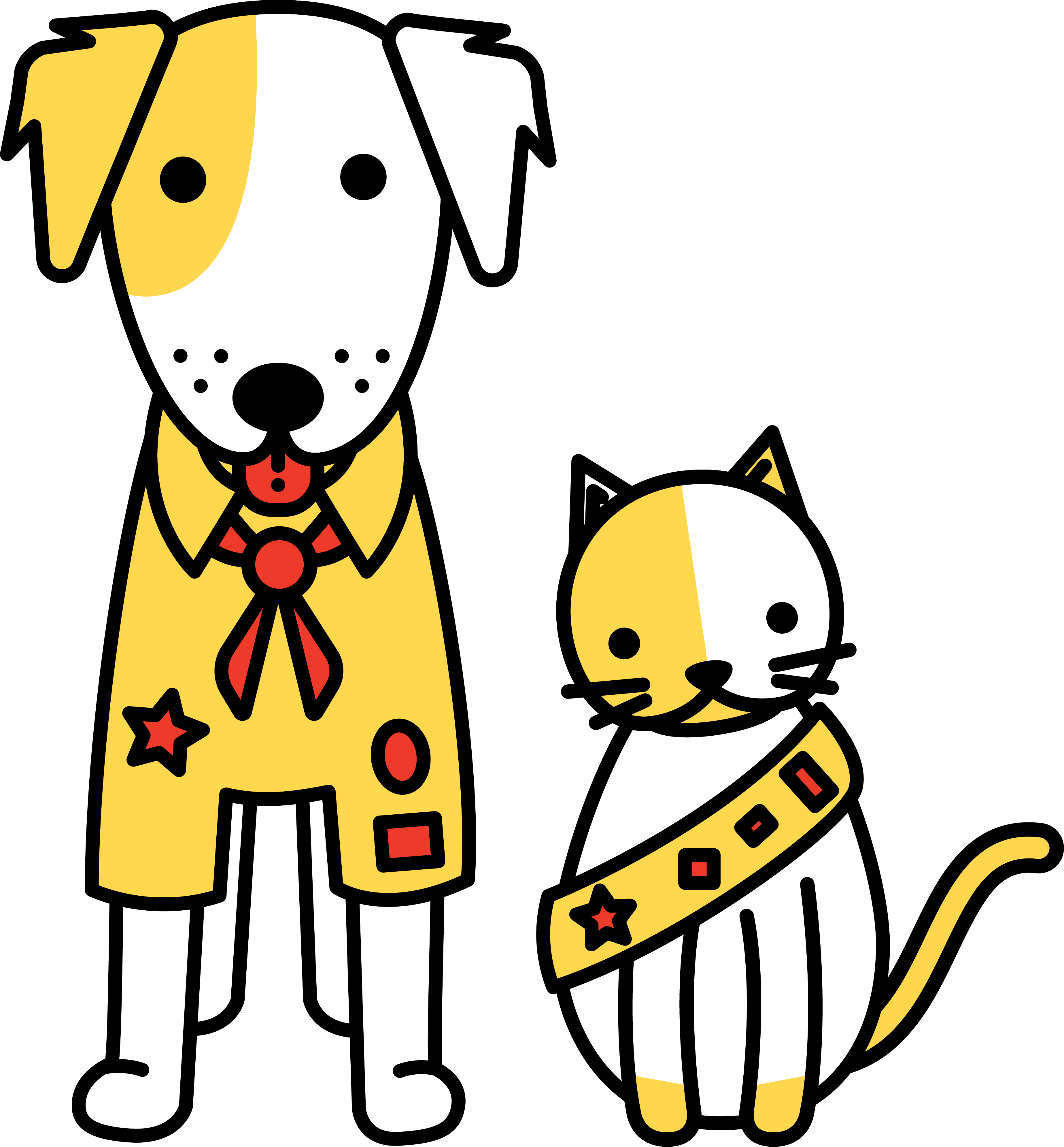 Cartoon Clipart (3693x3979), Png Download