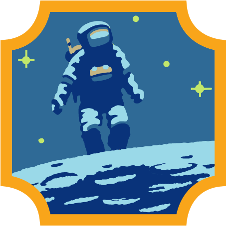 Cadette Space Science Researcher Badge Requirements Clipart (601x601), Png Download