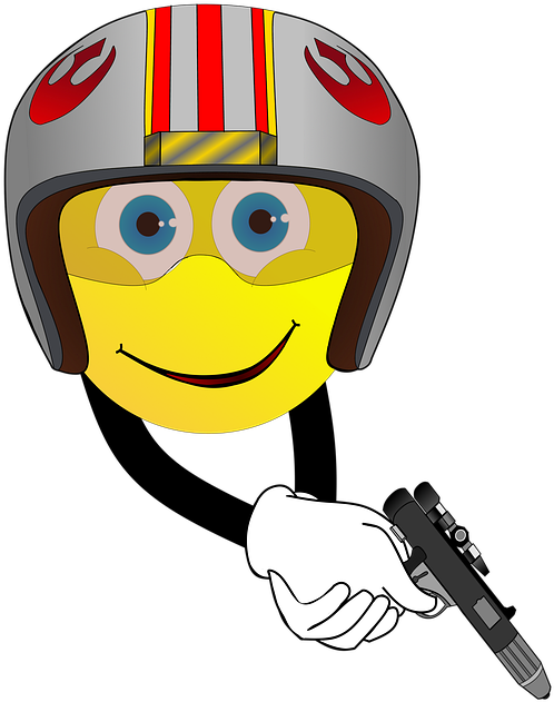 Science Fiction Rebels Rebellion - Smiley Star Wars Clipart (500x630), Png Download