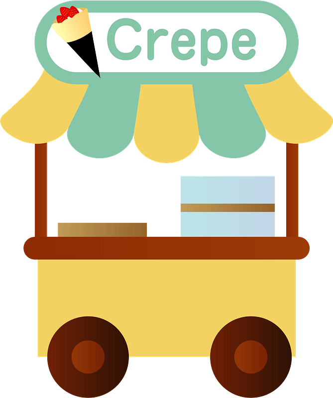 Small Creperie Clipart - Png Download (669x800), Png Download