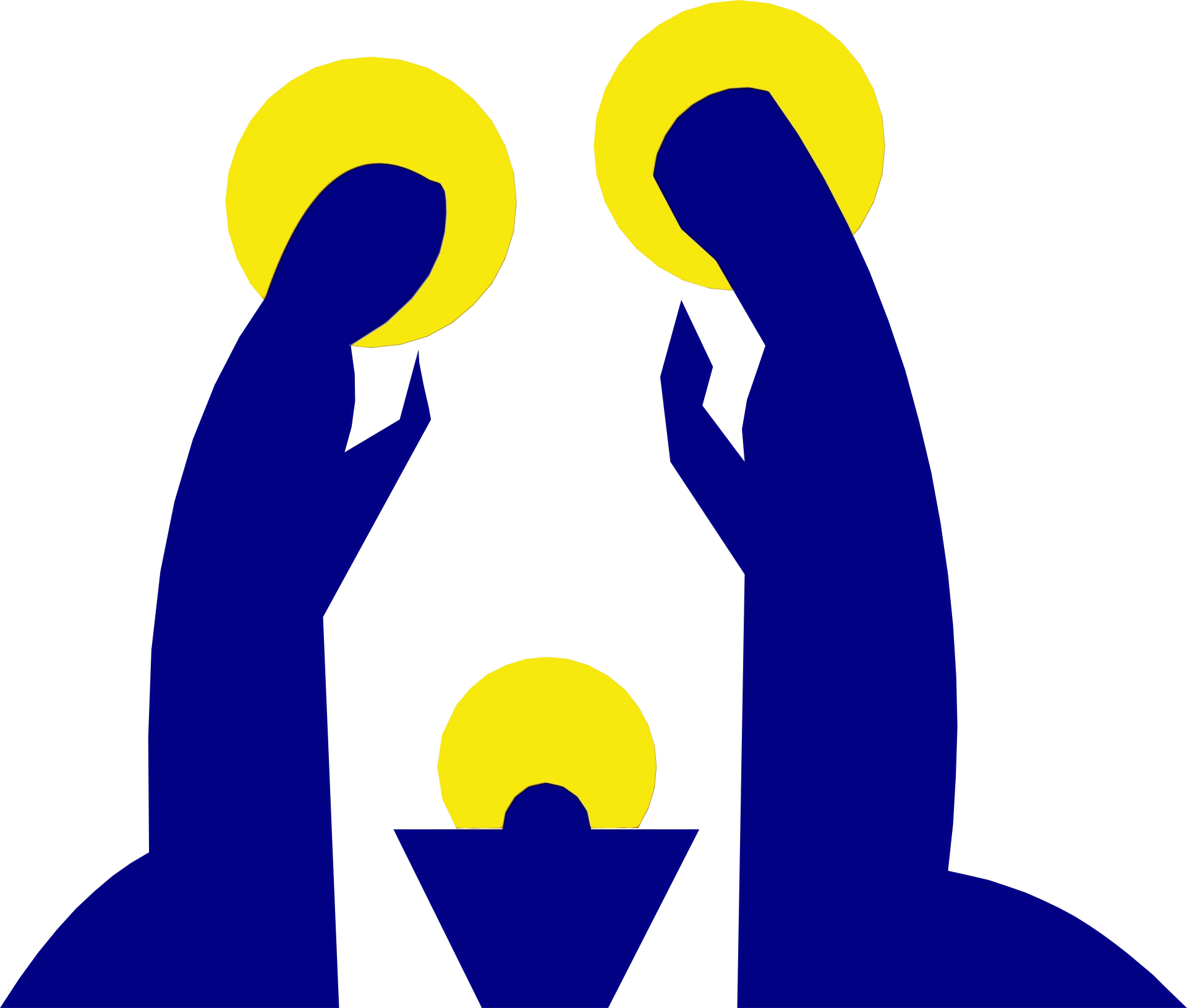 Clip Art Portable Network Graphics Openclipart Vector - Holy Family Clip Art - Png Download (1920x1631), Png Download