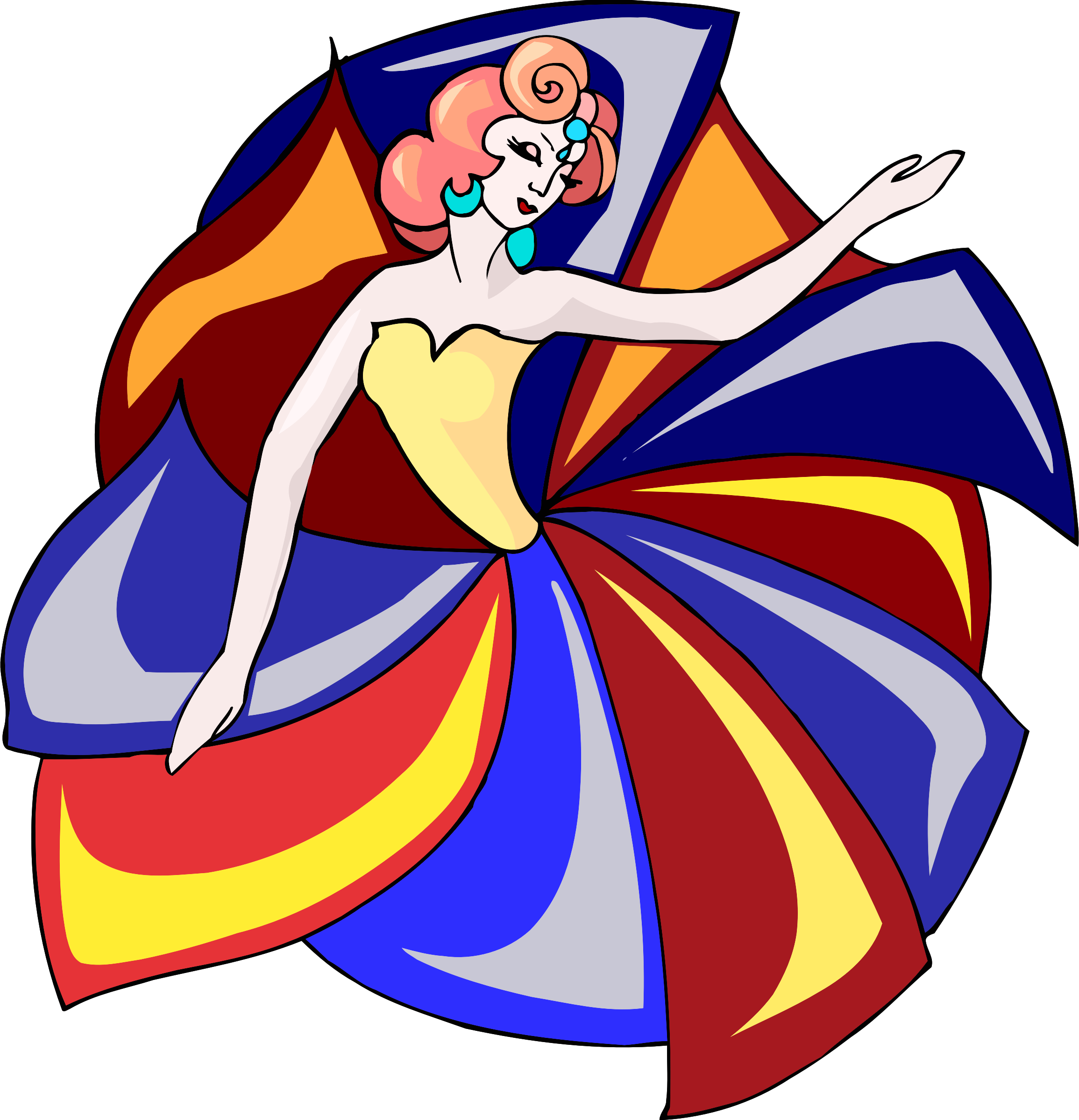 Dancer 104 Clip Arts - Clip Art - Png Download (2310x2400), Png Download