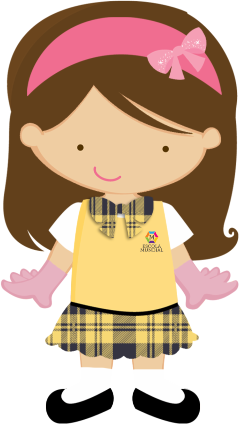 Boneca Escola Png Clipart (492x870), Png Download