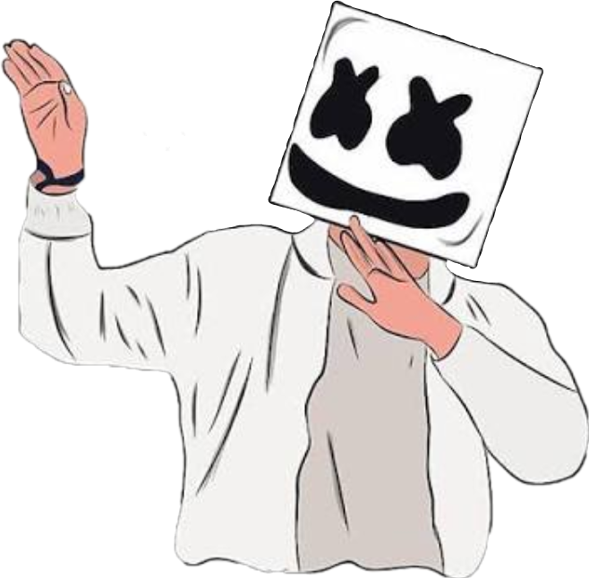 #marshmallow #doodle #cute #sticker #sweet - Doodle Marshmallow Clipart (658x646), Png Download