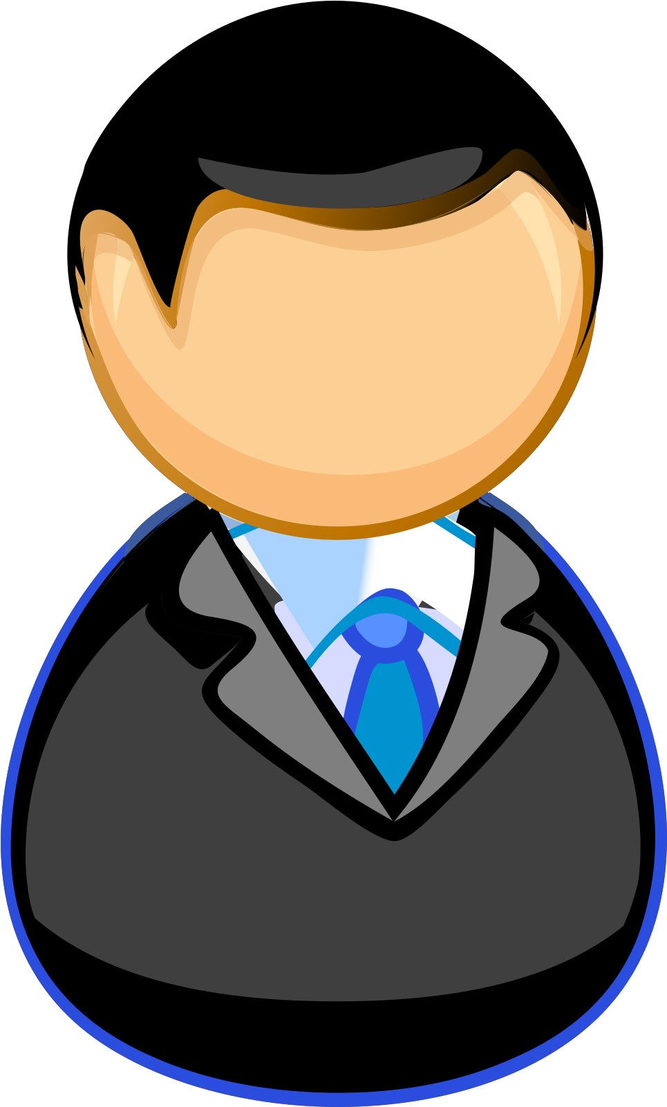 Girl Manager Cartoon Clipart (1600x1600), Png Download