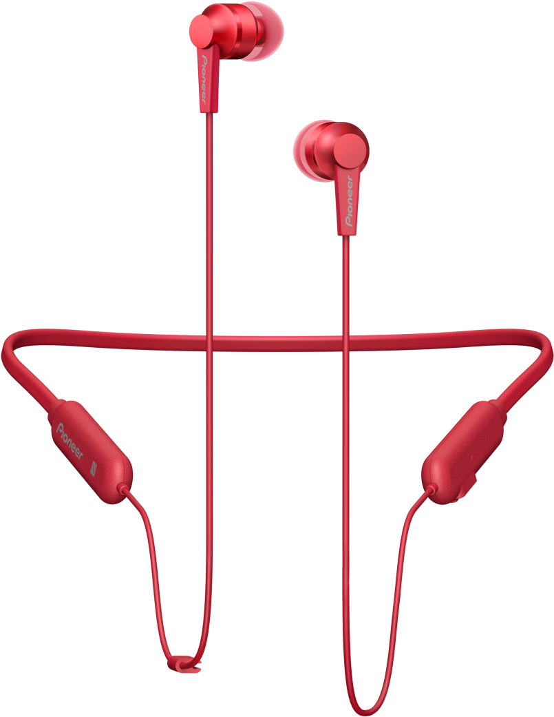 Pioneer Se C7bt In Ear Headphones (carmine Red) - Pioneer Se C7bt Clipart (1200x1200), Png Download