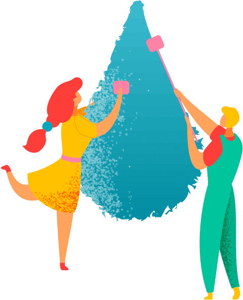 Water Filtration Graphic Clean - Water Clipart (600x600), Png Download