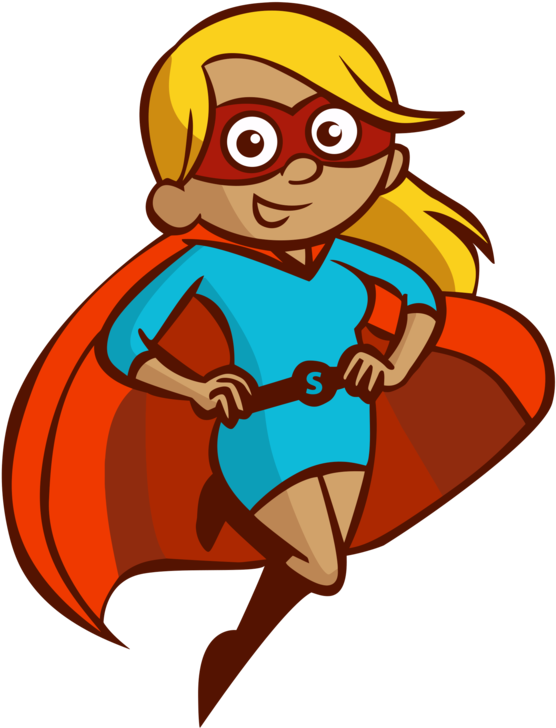 Style,fictional Character,cartoon - Super Mom Clip Art - Png Download (714x750), Png Download